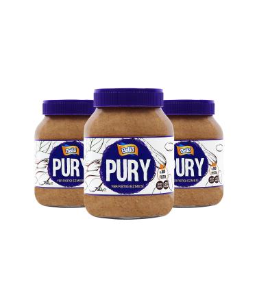 Bellanut Pury Peanut Butter 3 'Pack 750 G (Plain)