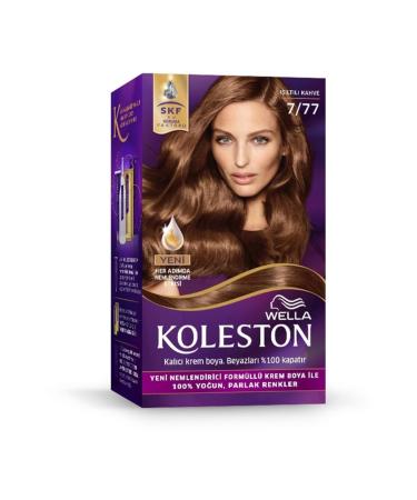 Wella Brand: Koleston Kit Hair Dye 7/77 Shiny Brown Category: Hair Dye