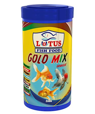Lotus Goldy Mix Granules 125ml 100ml Goldfish Food Multivitamin Set - Buy Online on GoSupps.com