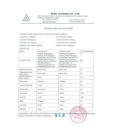 exvitamin Magnesium Citrate Pure 250 gr - Buy Online on GoSupps.com