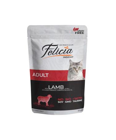 Felicia 6 PIECES FELICIA GRAIN-FREE LAMB ADULT CAT POUCH 85 GR 125072