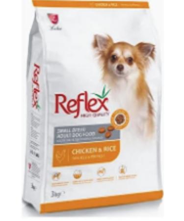 Reflex Small Breed Mini Small Adult Dog Food 3 Kg.