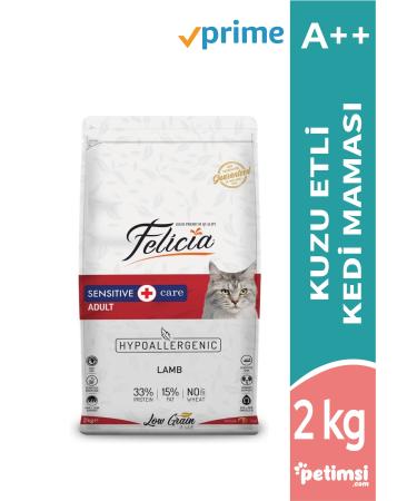 Felicia Hypoallergenic Lamb Meat Low Grain Adult Cat Food 2 Kg