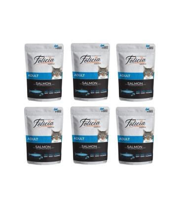 Felicia Pouch Salmon Grain-Free Wet Food 85 gr X 6 Pieces