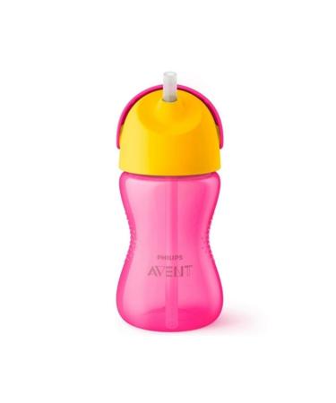 Philips ( 1 PIECE ) Philips Avent Patterned Straw Cup 300 Ml Pink