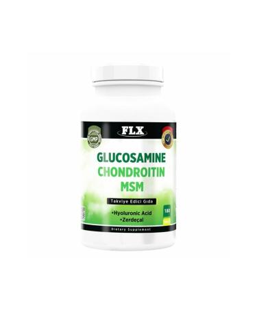 FLX Glucosamine Chondroitin Msm Hyoluronic Acid Turmeric 180 Tablets
