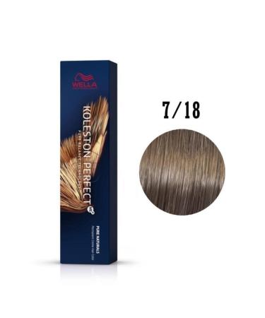 Wella Koleston Perfect Me Medium Ashy Pearl Blonde Hair Dye 7/18 60 ml DYE4
