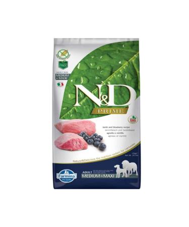 N & D Lamb Blueberry Grain Free Medium Maxi Dog Food 12 kg