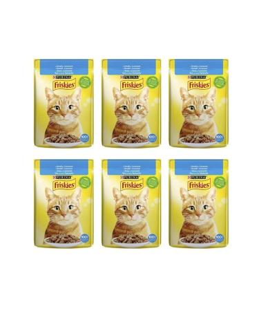 Friskies Friskies Salmon Sauce Wet Cat Food 85 G X 6 Pieces