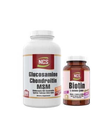 Ncs Glucosamine Chondroitin Msm 300 Tablets+biotin 60 Tablets