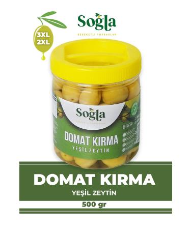 SO LA ZEYT NC L K Tomato Cracked Green Olives 560gr