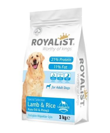 Royalist 01007 Lamb & Rice Adult Dog Food 3 Kg - Buy Online on GoSupps.com