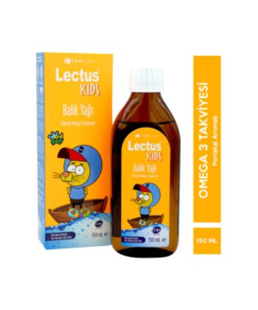 NOVAFACE STD Lectus Kids Kral akir Orange Flavored Fish Oil 150 ML (SINGLE)