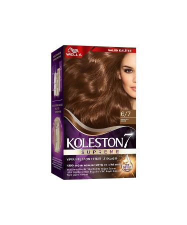 Wella Koleston Supreme Hair Dye 6/7 Chocolate Brown X3 Set - Buy Online on GoSupps.com