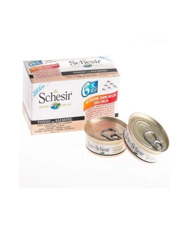 Schesir Multipack Salmon Cat Canned Food 6x50 gr