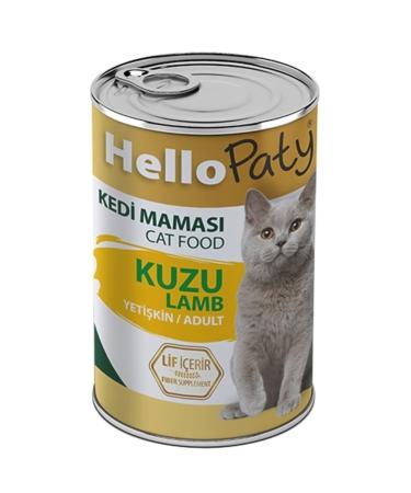 Hello Paty 12 Pieces 415 Gr Adult Lamb Food 12 Pieces Canned Cat Food