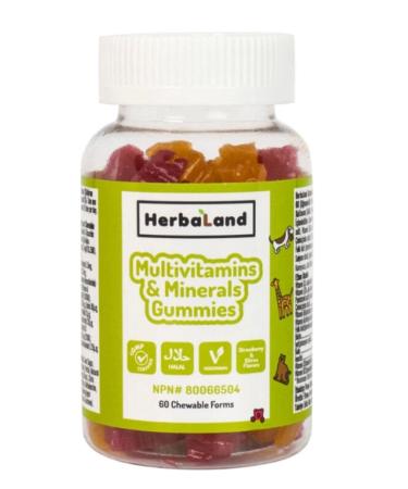 Herbaland Kids Multivitamin And Minerals 60 Pieces