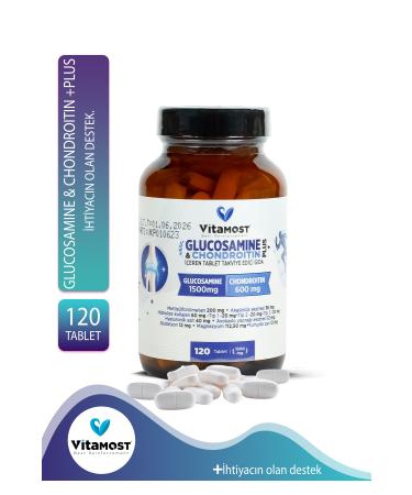 Vitamost GLUCOSAMINE & CHONDROITIN PLUS 120 TABLET 1500 MG