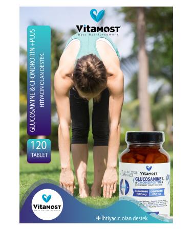 Vitamost GLUCOSAMINE & CHONDROITIN PLUS 120 TABLET 1500 MG - Buy Online on GoSupps.com