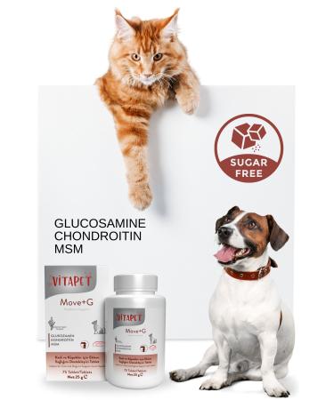 V TAPET Move+g Glucosamine Tablet (Joint and Muscle Support for Cats and Dogs) - Buy Online on GoSupps.com