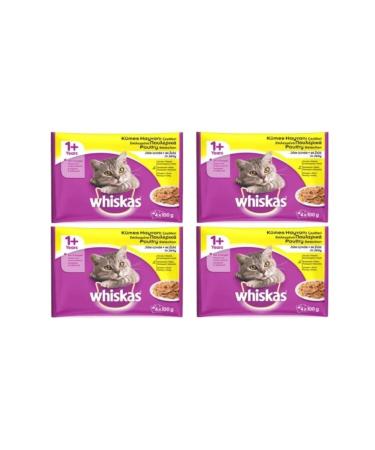Whiskas Pouch Poultry Varieties 4x100 gr