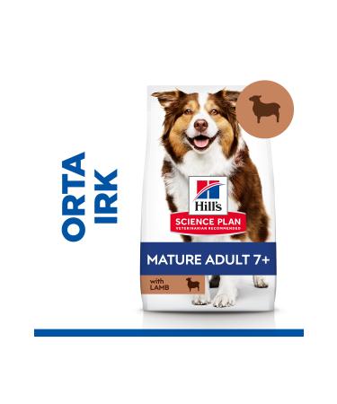 Hill's SCIENCE PLAN Lamb and Rice Medium Breed +7 Year Old Dog Food 14kg