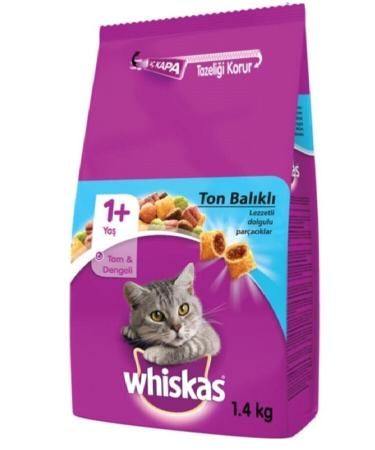 Whiskas Tuna Adult Dry Cat Food 1.4 Kg X 3 Pieces