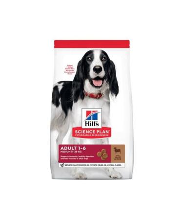 Hills Science Plan Hills Lamb Medium Breed Adult Dog Food 2.5 Kg