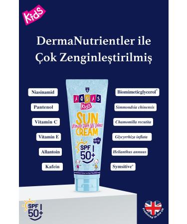 Nutrigen Grape Aquas Kids Spf 50 Sun Cream Children's Sun Cream Summer Set ( DISCOUNTED) - Buy Online on GoSupps.com