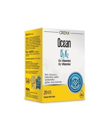 Ocean D3 K2 Vitamin 20 ml Drops
