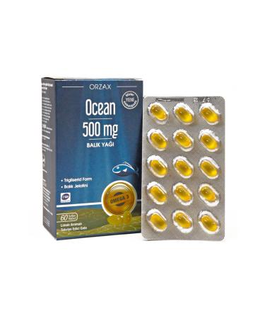 Ocean Orzax 500 Mg Fish Oil Lemon Flavored