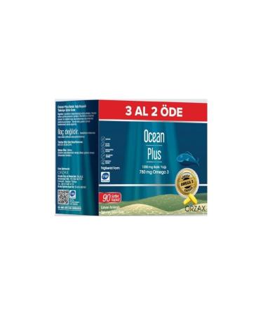 Ocean Plus Omega 1200 mg 90 Capsules - Buy 3 Pay 2