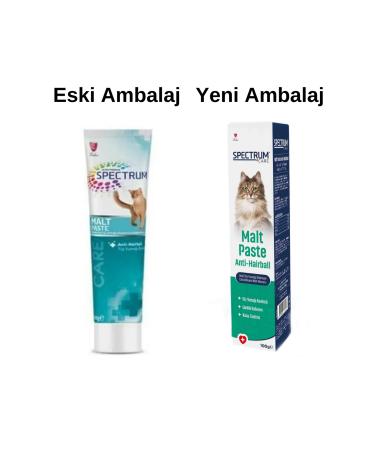 Spectrum Care Anti-Hairball Malt Paste Supporting Cat Hairball Prevention 100gr - 3 Pieces - Buy Online on GoSupps.com