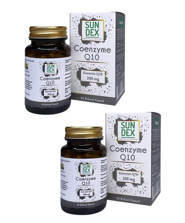 Sun Dex Family Health Since 2021 2-Pack Coenzyme Q10 200 mg 30 Herbal Capsules