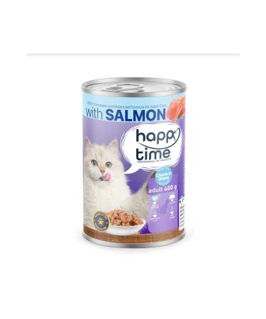 teknotrust Canned Salmon Pieces for Adult Cats 12x400 Gr