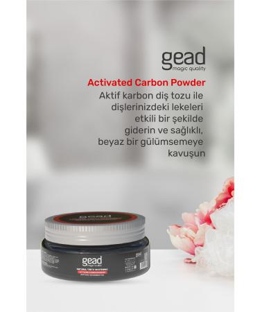 Gead Active Carbon Natural Teeth Cleaning Powder-50 Grams - Buy Online on GoSupps.com