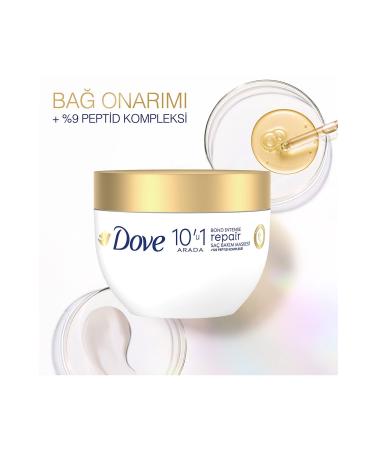 Dove 10 in 1 Hair Care Mask Bond Intense Repair 265 ml + Dual Phase Hair Serum 80 ml - Buy Online on GoSupps.com
