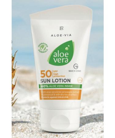 LR Aloe Via Aloe Vera Sunscreen Lotion Spf 50 - Buy Online on GoSupps.com