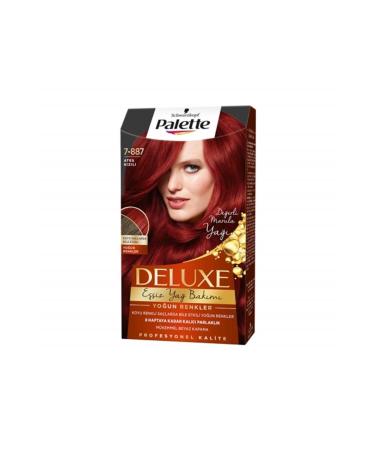 Palette Deluxe Oil Care Hair Dye 7 887 Flame Red