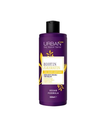 Urban Care 3-Pack Hair Care Shampoo - Biotin & Keratin + Intense Keratin + Argan Oil & Keratin - 3X550 Ml - Buy Online on GoSupps.com
