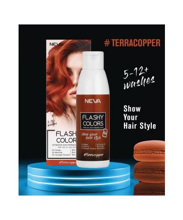 Flashy Colors Flashy Color Earth Copper 100ml Vegan Direct Applied Hair Dye - Buy Online on GoSupps.com