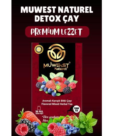 Muwest Natural Weight Loss Helping Detox Tea - Buy Online on GoSupps.com