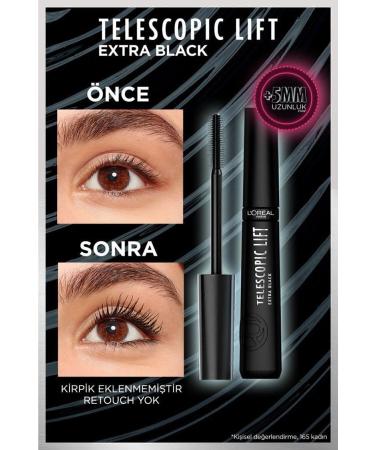 L'Oreal Paris Telescopic Lift Extra Black Mascara - Buy Online on GoSupps.com