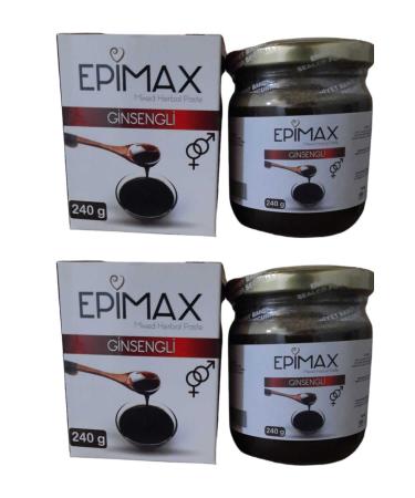 Epimax Ginseng Herbal Mix Paste 240 Gr X 2 AD. (PERFORMANCE STRENGTH POWER ENERGY INCREASER)