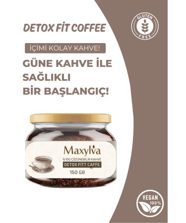 Maxylva Detox Fit Coffee and Easy to Drink Diet Coffee Helping to Lose Weight 150 gr - Buy Online on GoSupps.com