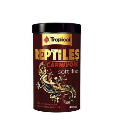 Tropical Reptiles Carnivore Soft Food for Carnivorous and Omnivorous Reptiles 250 ml 65 gr