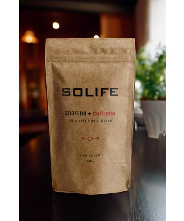 SOLIFE Guarana and Collagen Instant Coffee Premium Soft 250 gr