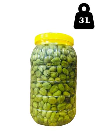 Gelinler Da Alt n z Stone Cracked Green Olives - Pitted 2000 gr Net (NEW SEASON 2024)