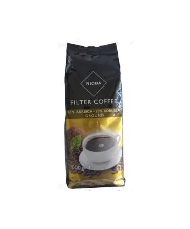 Rioba Filter Coffee - Arabica Robusta Ground Coffee 1000 Gr - Buy Online on GoSupps.com