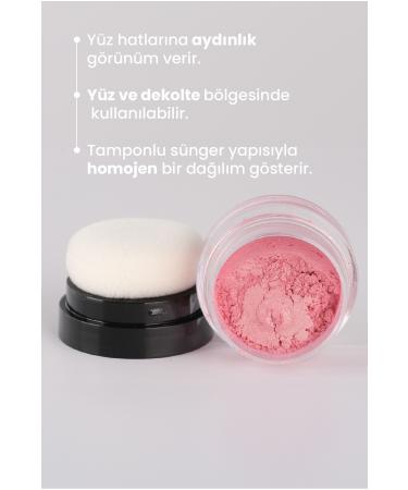 Bade Natural Sparkle Powder Shinny Pink Powder Shimmer Blush 0 Natural - Buy Online on GoSupps.com